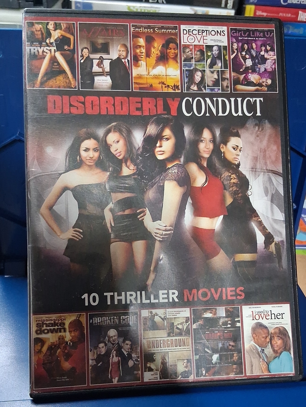 Disorderly Conduct: 10 Thriller Movies (Black)